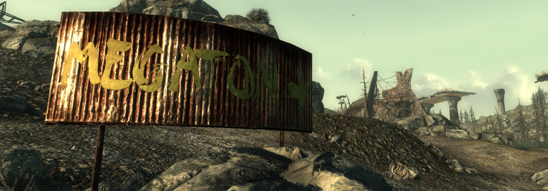Illustration for article titled Fallout 3’s Megaton is one of the better crappy post-apocalypse communities